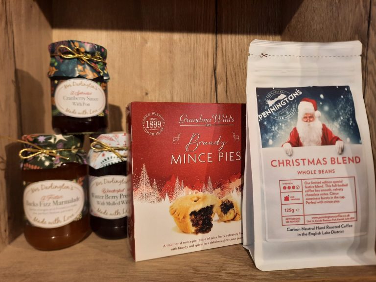 As the festive season approaches, our village shop is once again here to make your Christmas preparations a little easier. Don't forget to browse our lovely range of Christmas cards and wrap.